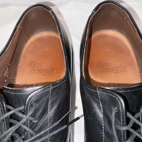Allen Edmonds Park Avenue Cap-Toe Oxford Leather Dress Shoes Size 10.5 3E Black - Picture 10 of 16
